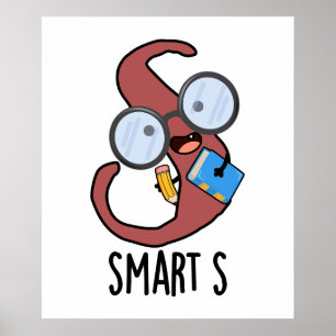 Póster Juego de Palabras Divertido de la Letra S Intelige