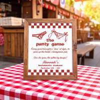 Juego de Panty Last Slice Pizza Bachelorette Rótul
