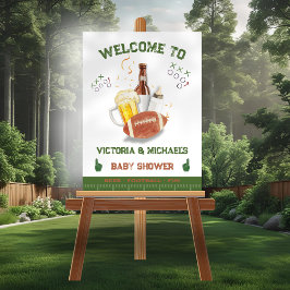 Póster Juego de parejas del portón trasero de Baby Shower