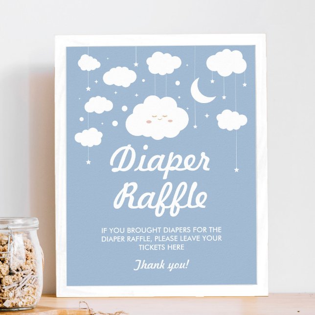 Póster Juego de Raffle de pañales Baby Shower para la nub (Subido por el creador)