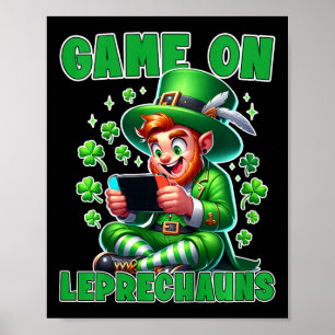 Póster Juego de Tee de videojuegos para niños St. Patrick