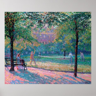 Póster Juego de tenis