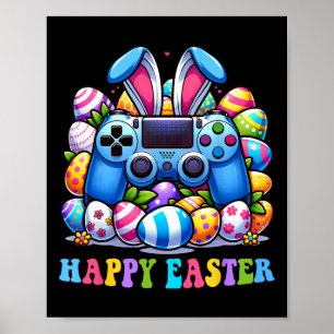 Póster Juego de video Bunny Eggs Costume Día de Pascua Ni
