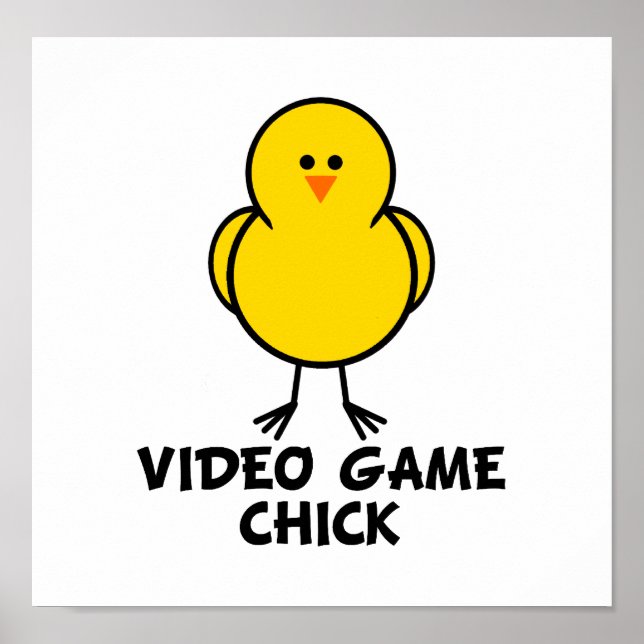 Póster Juego de video Chick (Frente)