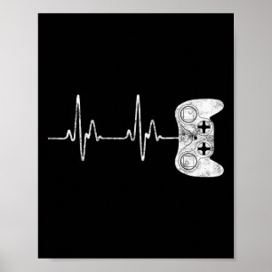Póster Juego de video Heartbeat Camisas extra