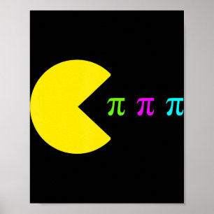 Póster Juego de video Pi Day Gamer Math Teacher Niños Hom