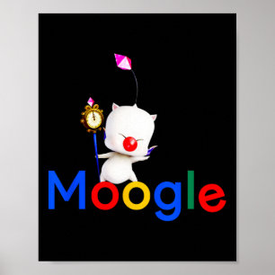 Póster Juego de video Retro Gaming Kawaii Moogle Kupo Gam
