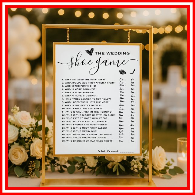 Póster Juego De Zapatos De boda Dijo Que Dijo Un Juego El (Subido por el creador)
