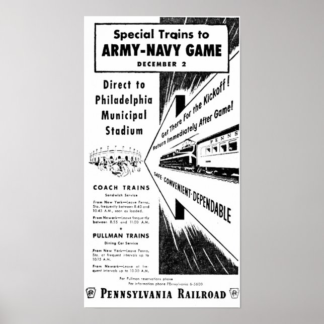Póster Juego Ejército-Armada A Través Del Ferrocarril De  (Frente)