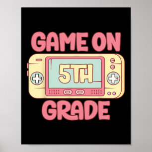 Póster Juego En Videojuego De Guay De 5º Grado Ck To Scho