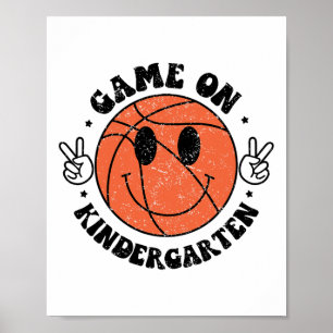 Póster Juego Gracioso En El Bocadillo De Kindergarten Pri