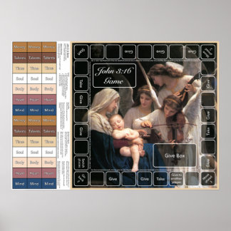 Póster Juego John 3:16