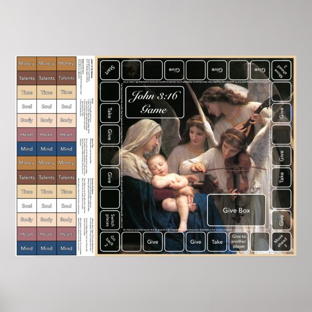 Póster Juego John 3:16 (Frente)