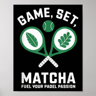 Póster Juego, Juego, Diseño Matcha - Motiva Entusiast Pad
