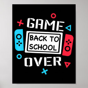 Póster Juego Sobre Juego De Videojuego Jugador De Vuelta 