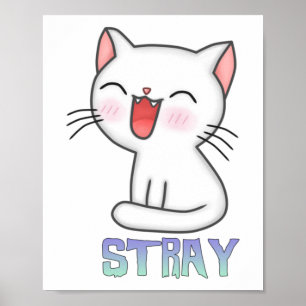 Póster Juego Stray - Stray - Gato Callejero - ¡Juego de G