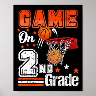 Póster Juegos De 2º Grado De Baloncesto De Vuelta Al Sect