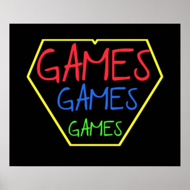 PÓSTER JUEGOS DE JUEGOS (Frente)