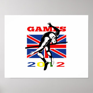 Póster Juegos de Verano 2012 High Jump Track and Field