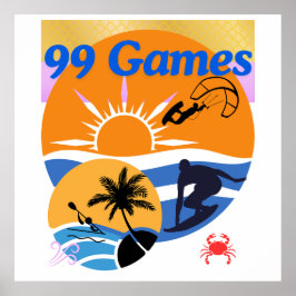 Póster Juegos De Verano De 99