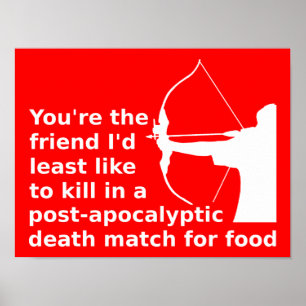 Póster Juegos del Rótulo divertido del poster del hambre