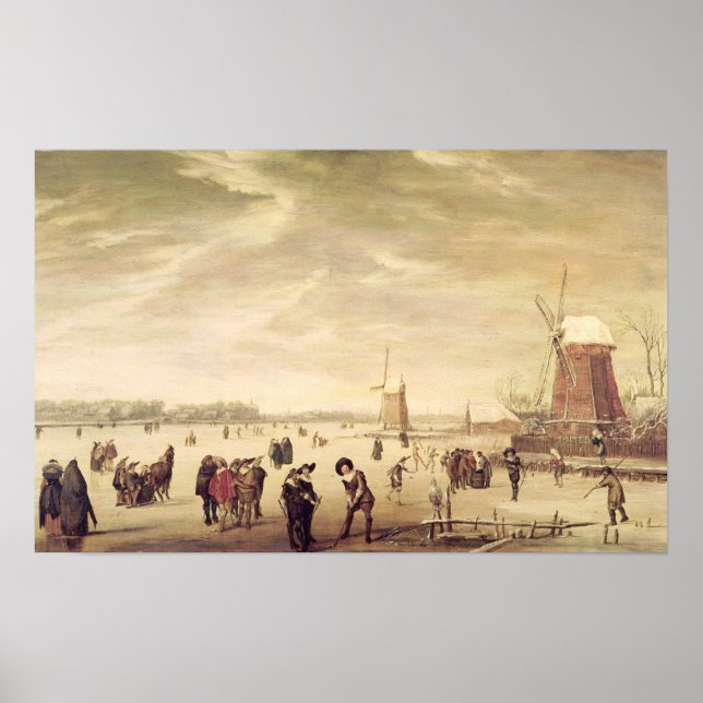 Póster Juegos en el hielo (Frente)