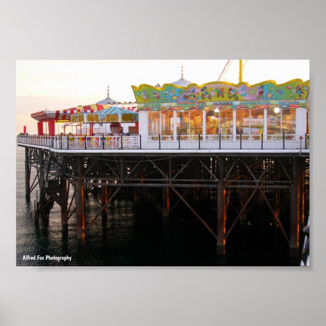 Póster Juegos en el Muelle (Frente)