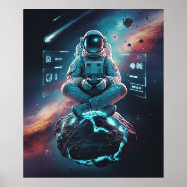 Póster Juegos Espaciales (Frente)