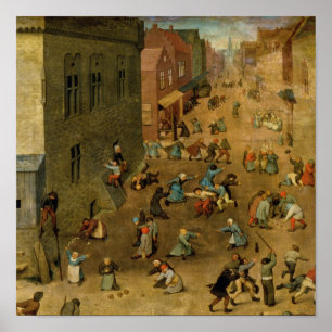 Póster Juegos infantiles: detalle de la mano superior der