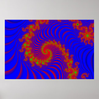 Póster Juegos ópticos en espiral