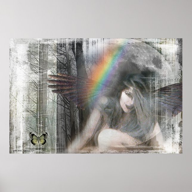 Póster Juez Howling en la Luna por Gregory Gallo (Frente)