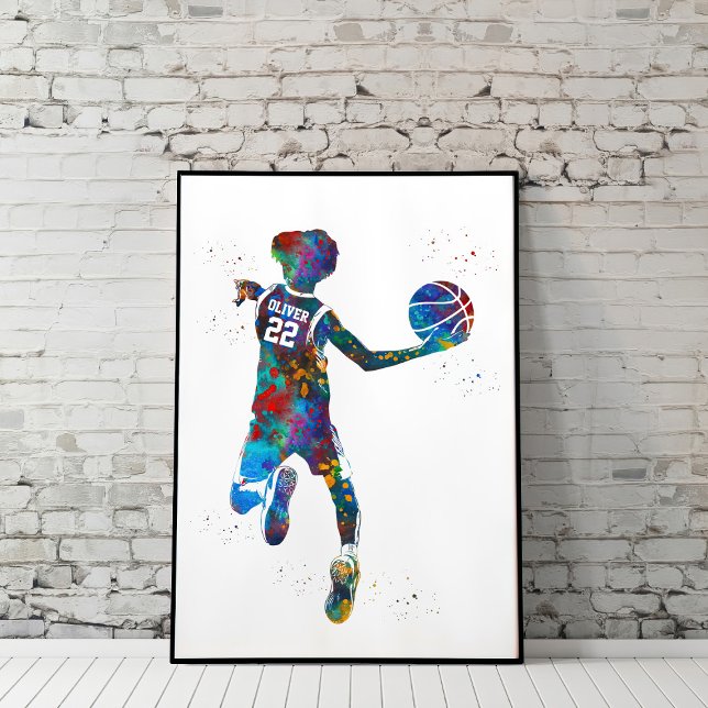 Póster Jugador de Baloncesto (Subido por el creador)