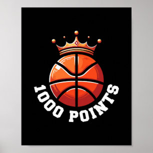Póster Jugador de baloncesto de instituto anotador de 100
