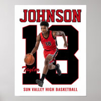 Jugador de Baloncesto Senior Número Foto Personali