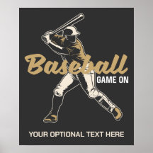 Jugador de béisbol personalizado de texto y color