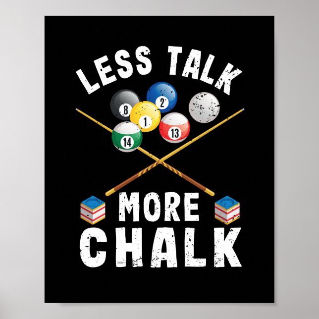 Póster Jugador de billar de 8 baloncesto (Frente)