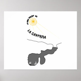 Póster Jugador de Caverna
