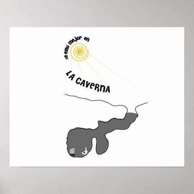 Póster Jugador de Caverna (Frente)