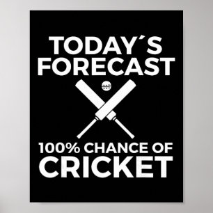 Póster Jugador de cricket