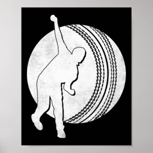 Póster Jugador de cricket 12