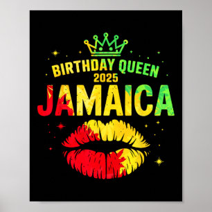 Póster Jugador De Cumpleaños Jamaica Trip 2025 Lips Fiest