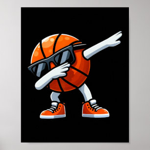 Póster Jugador de Deportes de Esquema de Dabbing Esquema