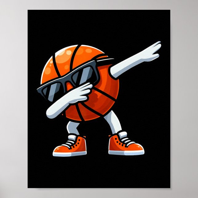 Póster Jugador de Deportes de Esquema de Dabbing Esquema  (Frente)