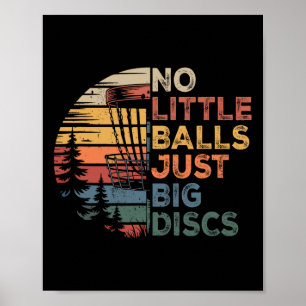 Póster Jugador de Disc Golf No Pequeño Solo Discos Grande