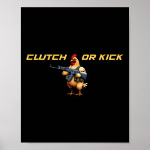 Póster Jugador de Fps Divertido Cs Juego en Primera Perso