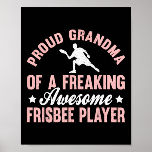 Póster Jugador de Frisbee Frisbee Definitivo Golf de Disc