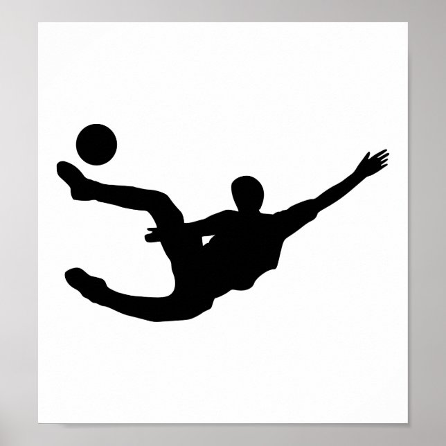 Póster Jugador de fútbol (Frente)
