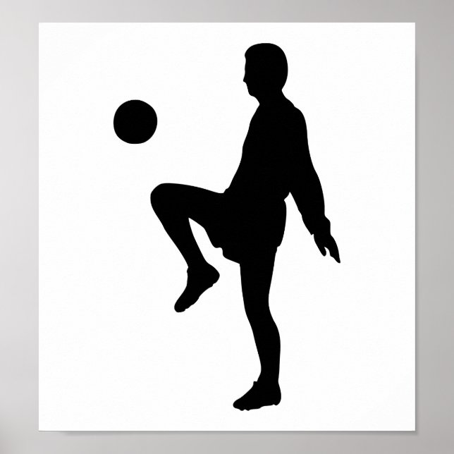 Póster Jugador de fútbol (Frente)