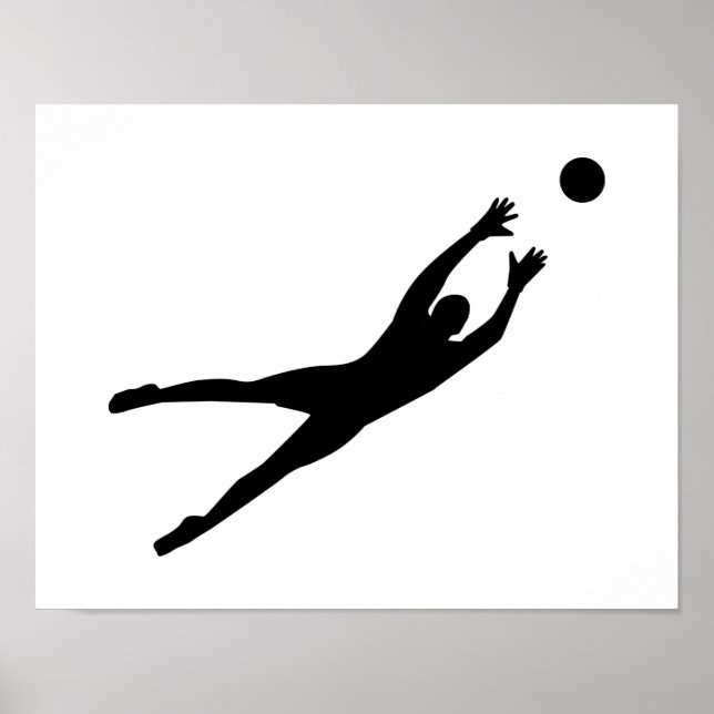 Póster Jugador de fútbol (Frente)
