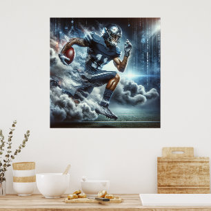 Póster jugador de fútbol